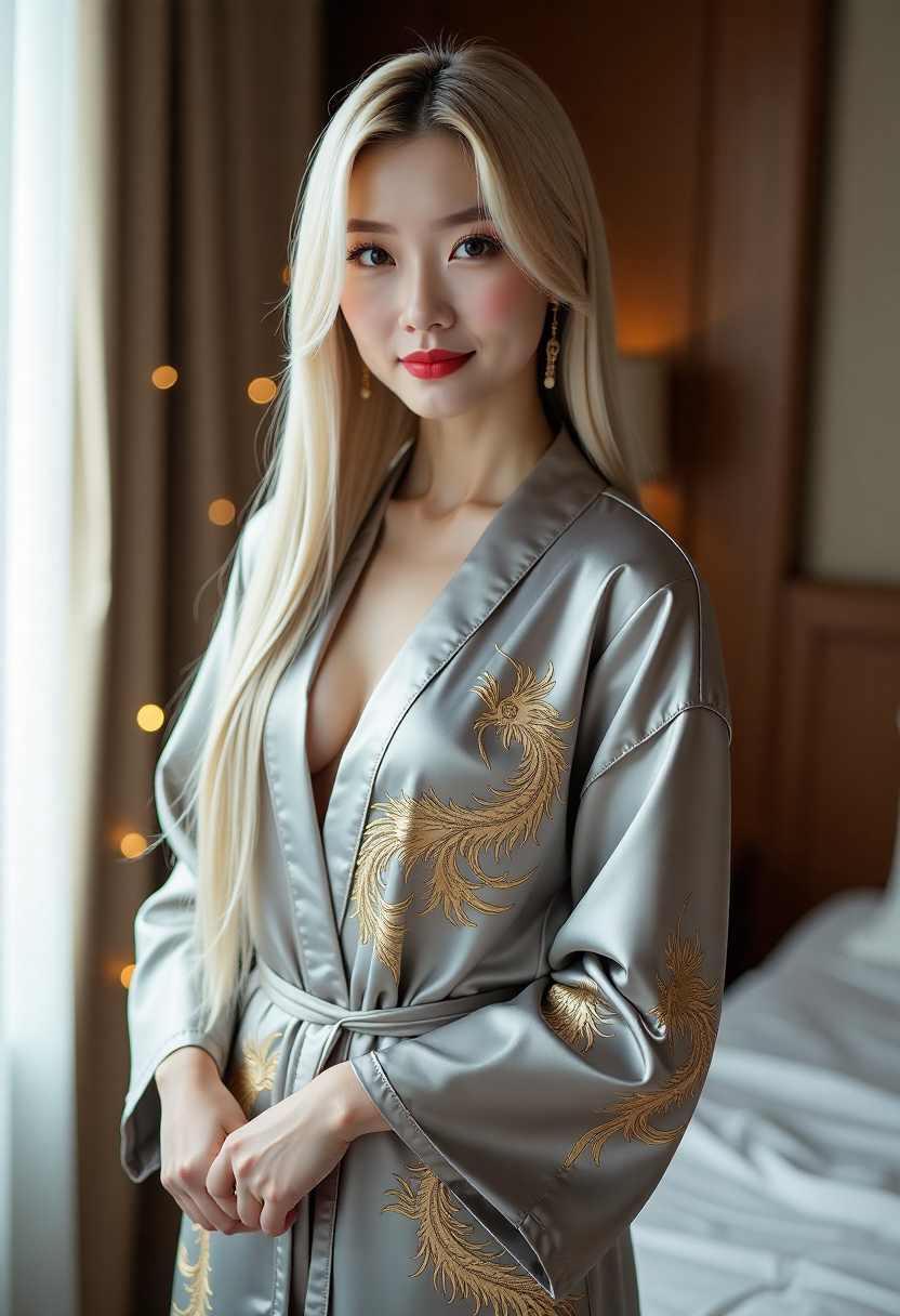 侧身站位示范
